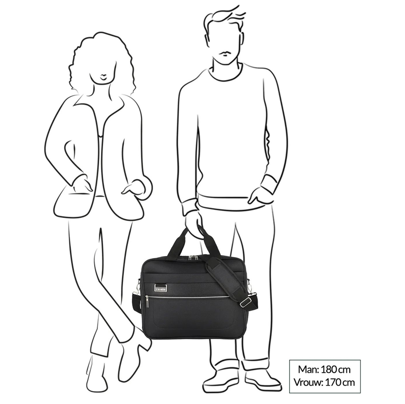 Travelite Miigo Boardbag black
