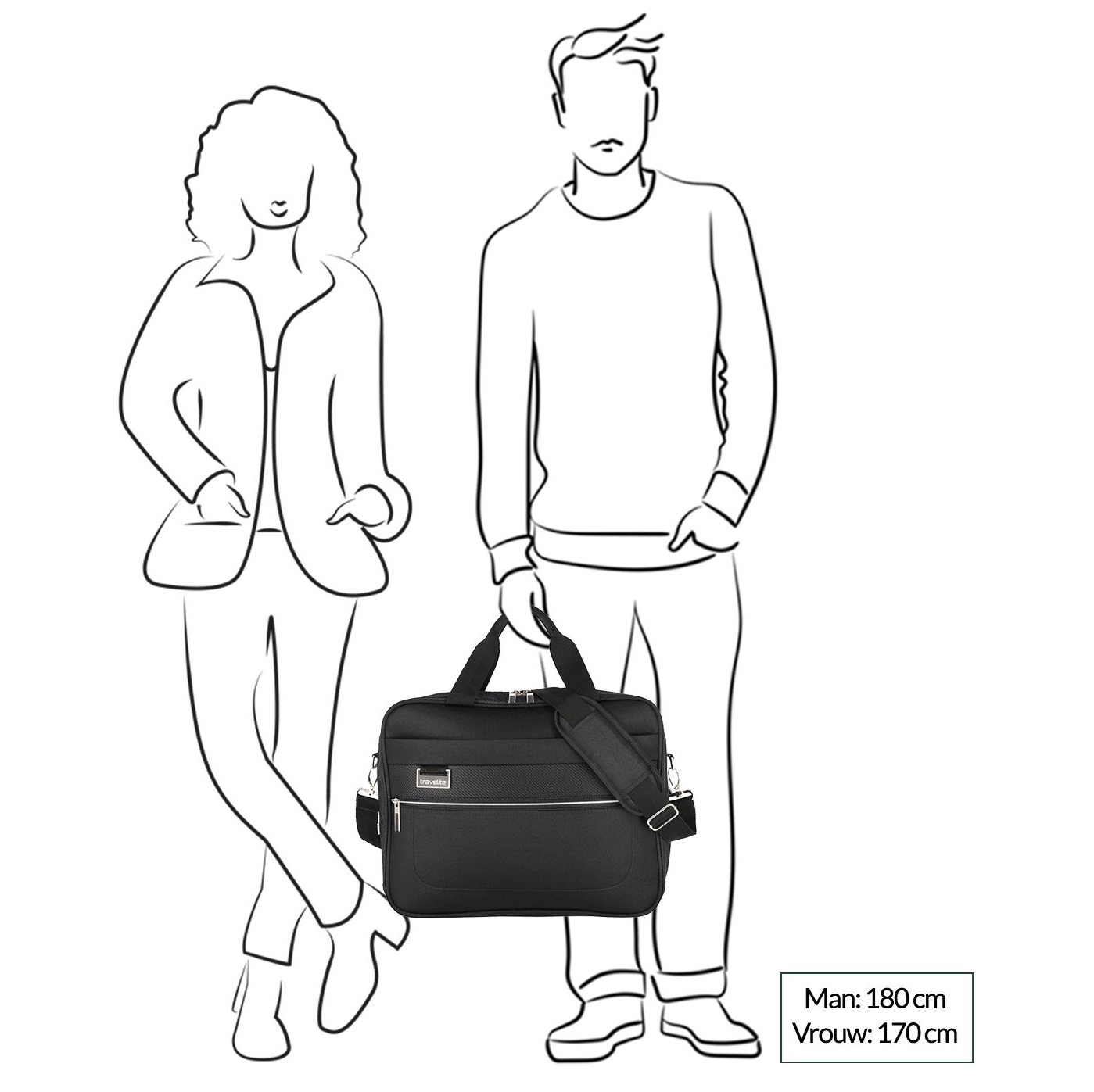 Travelite Miigo Boardbag black