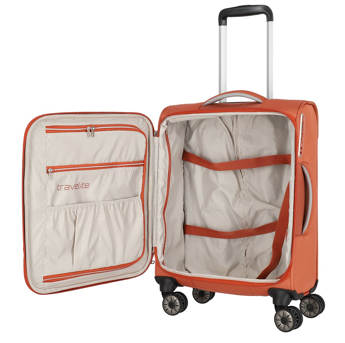 Travelite Miigo 4 Wheel Cabin Trolley S copper/chutney