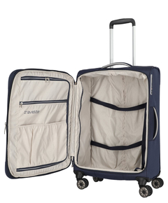 Travelite Miigo 4 Wheel Trolley M Expandable navy/outerspace
