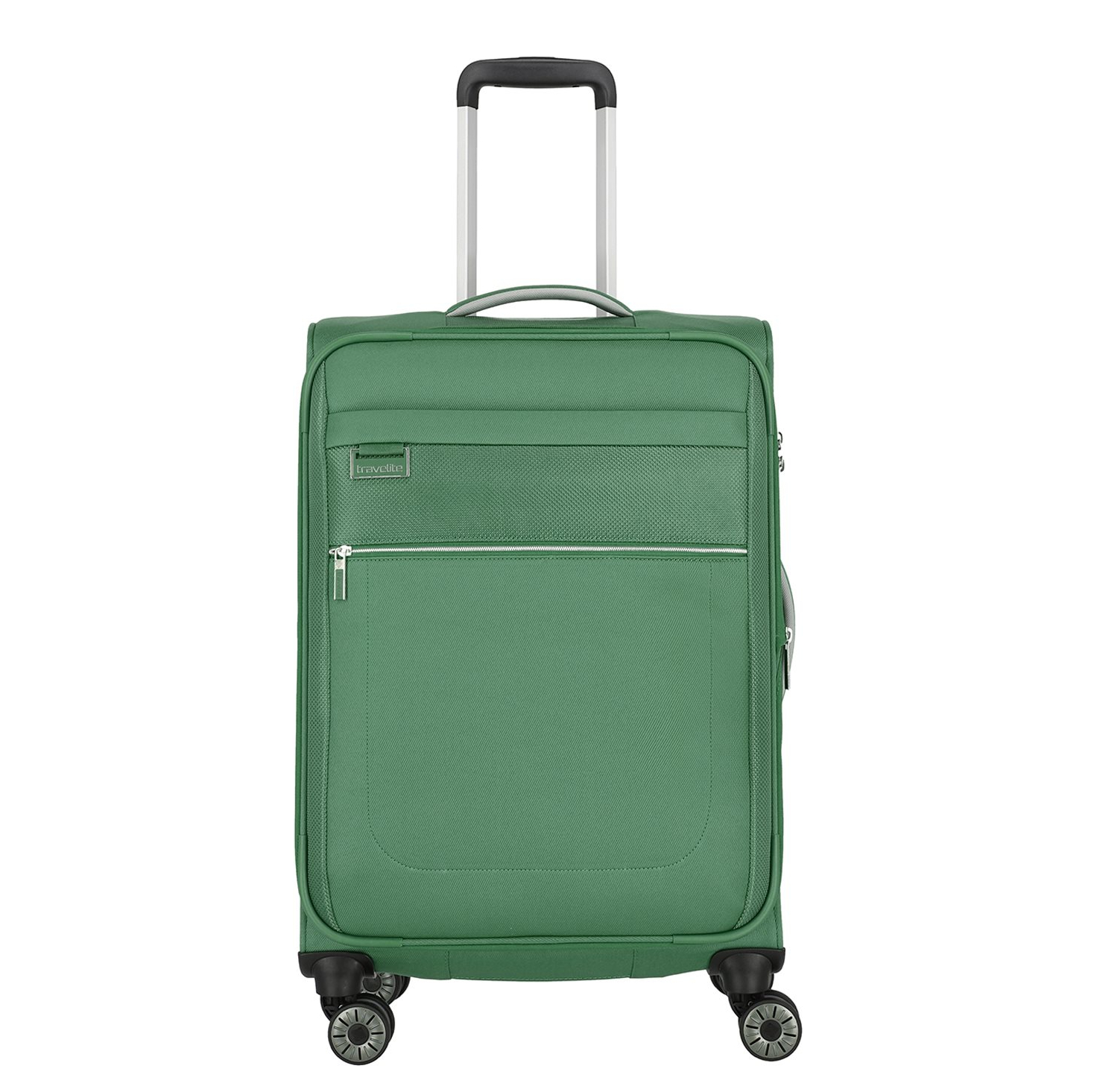 Travelite Miigo 4 Wheel Trolley M Expandable green