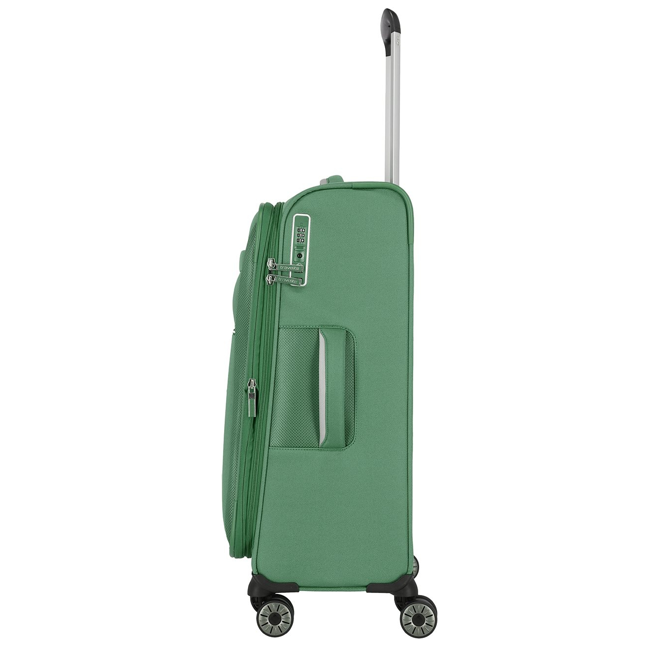 Travelite Miigo 4 Wheel Trolley M Expandable green