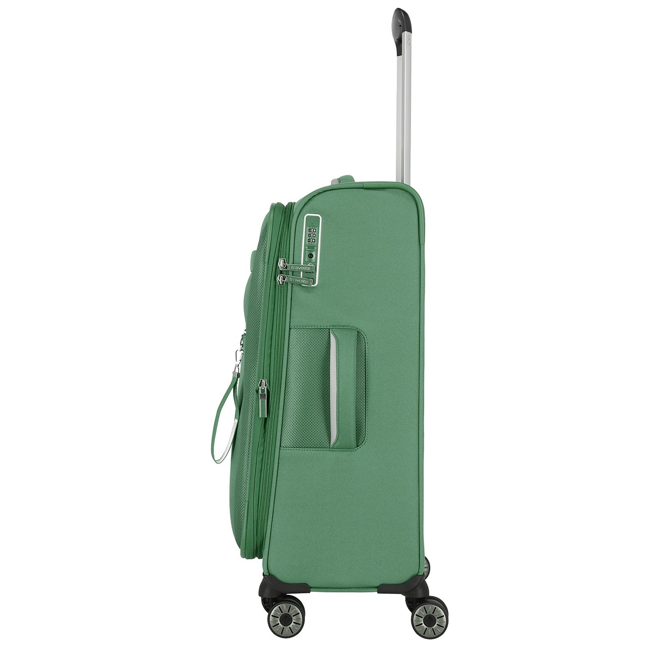 Travelite Miigo 4 Wheel Trolley M Expandable green