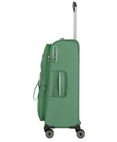 Travelite Miigo 4 Wheel Trolley M Expandable green
