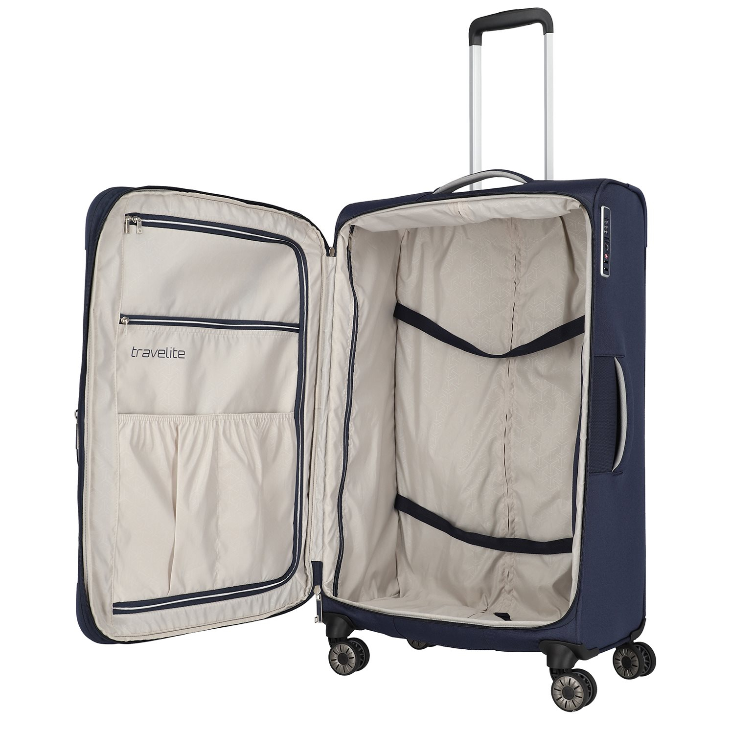 Travelite Miigo 4 Wheel Trolley L Expandable navy/outerspace