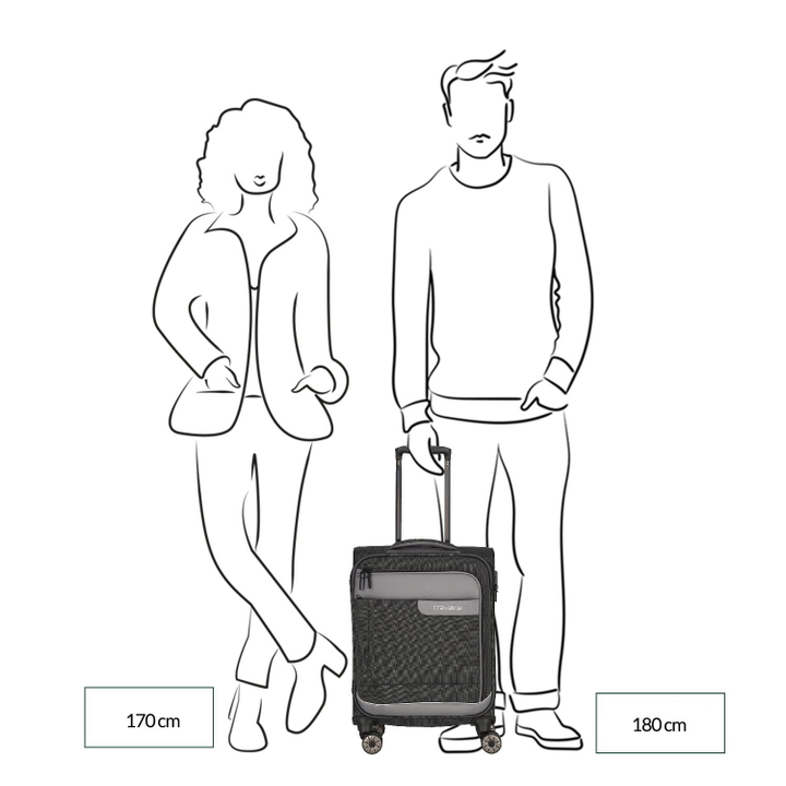 Travelite Viia 4 Wheel Trolley S anthracite