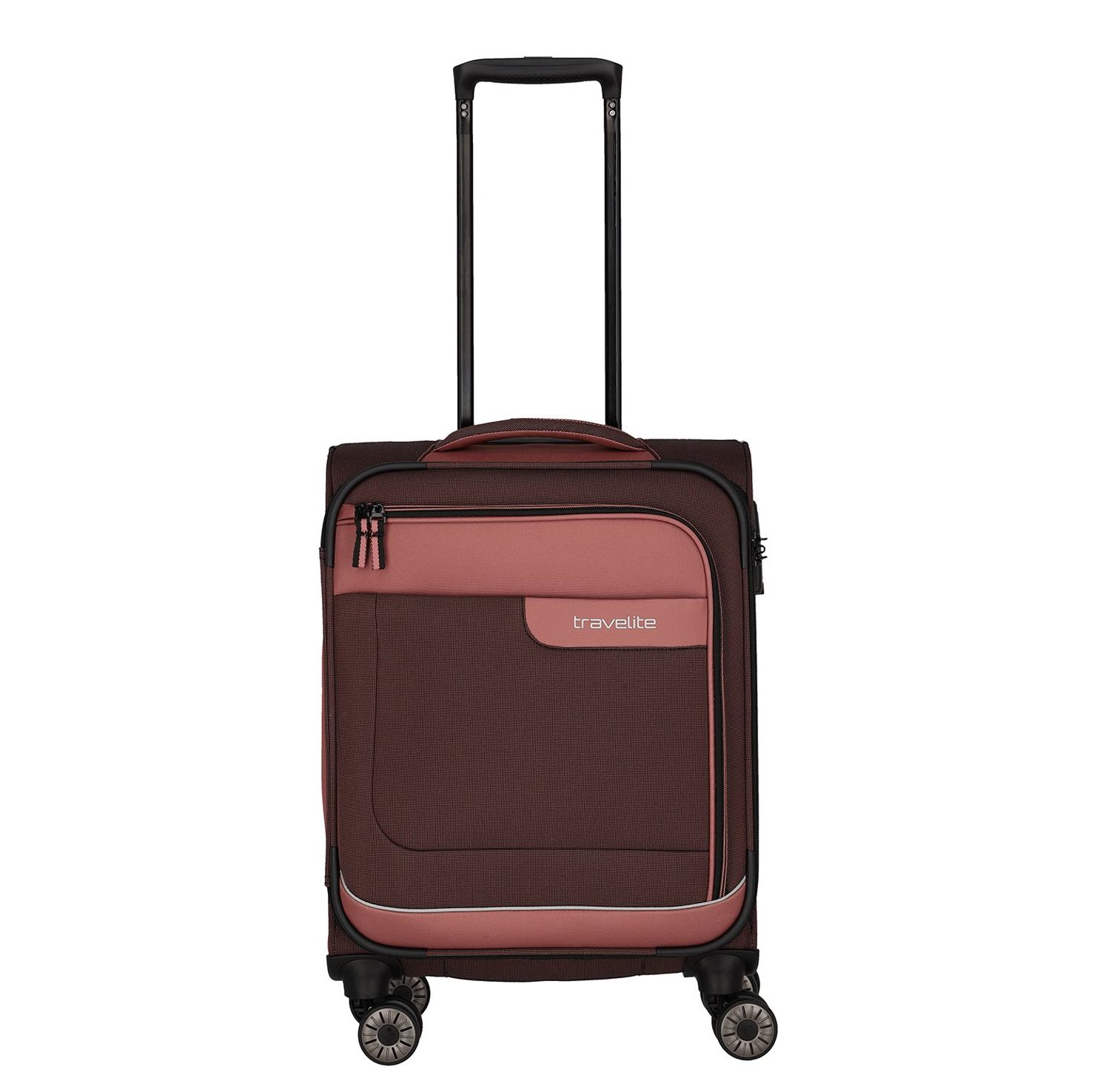 Travelite trolley Viia 55 cm. donkerrood