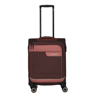 Travelite Viia 4 Wheel Trolley S rose