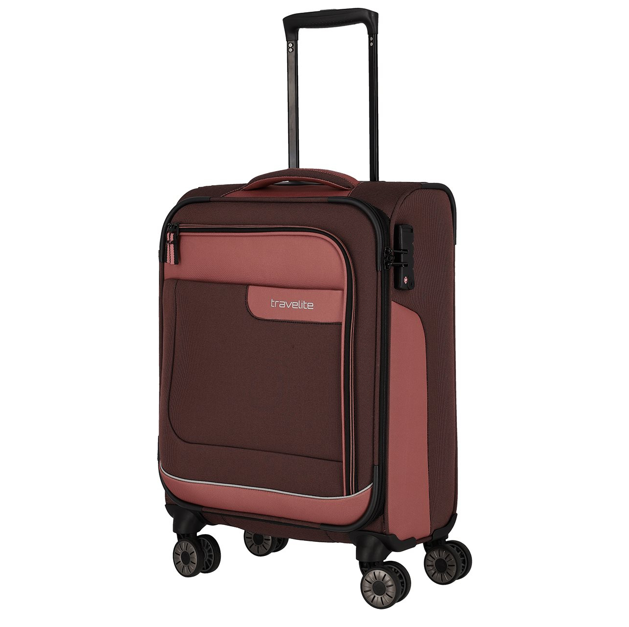 Travelite Viia 4 Wheel Trolley S rose