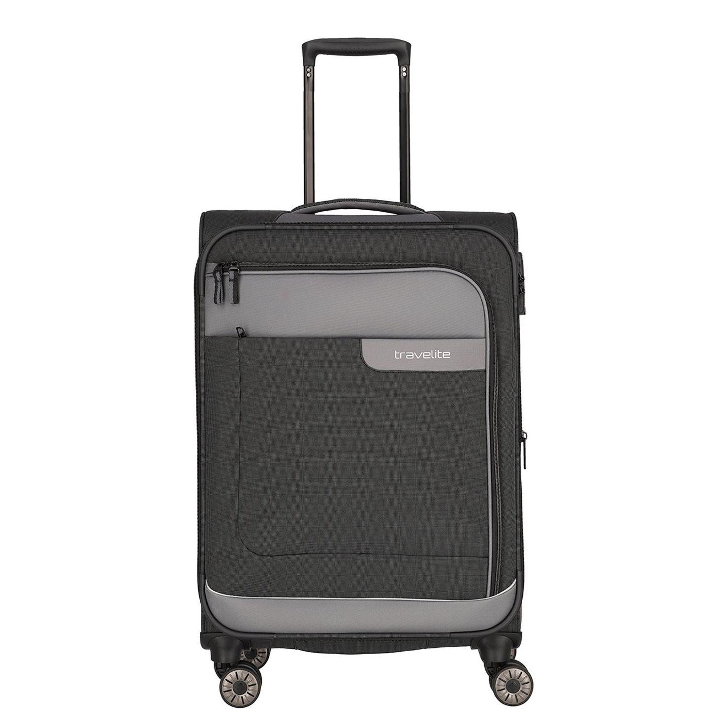 Travelite Zachte koffer / Trolley / Reiskoffer - Viia - 67 cm (medium) - Grijs