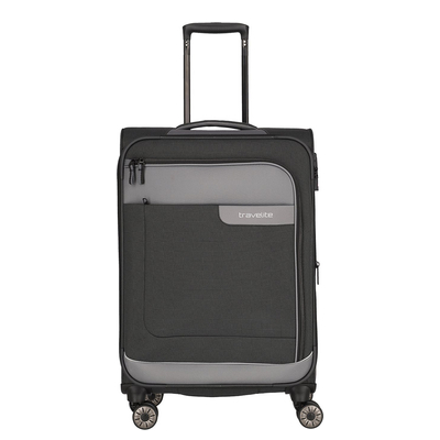 Travelite Viia 4 Wheel Trolley M Expandable anthracite