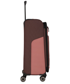 Travelite Viia 4 Wheel Trolley M Expandable rose