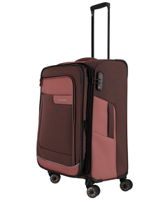 Travelite Viia 4 Wheel Trolley M Expandable rose