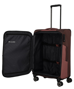 Travelite Viia 4 Wheel Trolley M Expandable rose