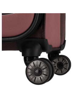 Travelite Viia 4 Wheel Trolley M Expandable rose