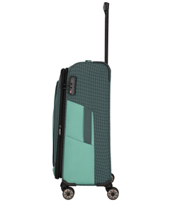 Travelite Viia 4 Wheel Trolley M Expandable green