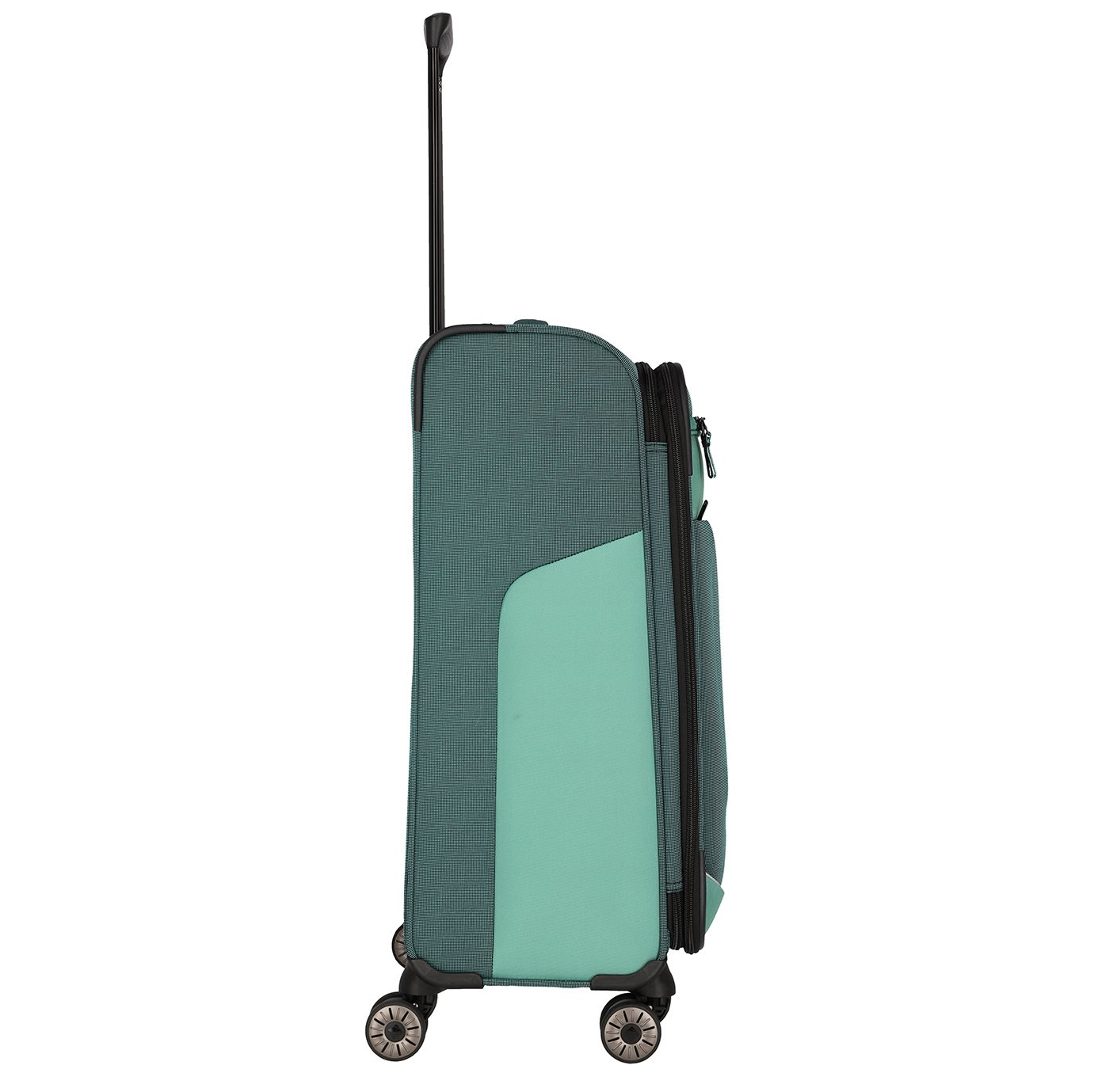 Travelite Viia 4 Wheel Trolley M Expandable green
