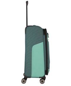 Travelite Viia 4 Wheel Trolley M Expandable green