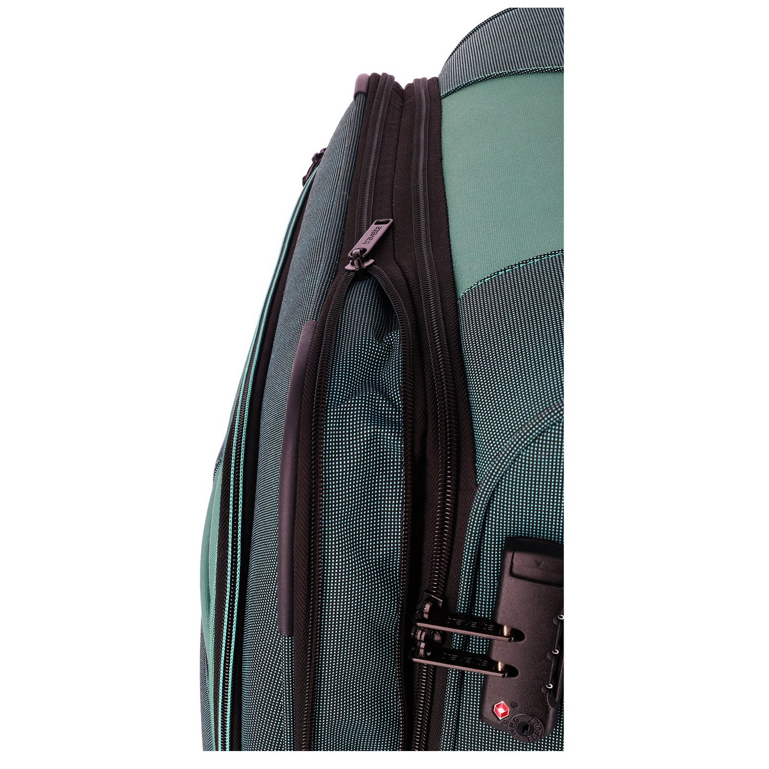 Travelite Viia 4 Wheel Trolley M Expandable green