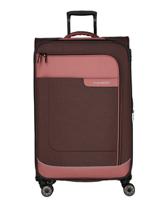 Travelite Viia 4 Wheel Trolley L Expandable rose