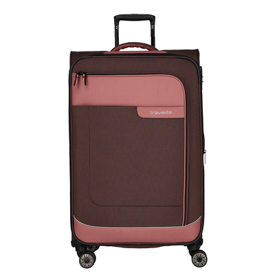 Travelite Viia 4 Wheel Trolley L Expandable rose