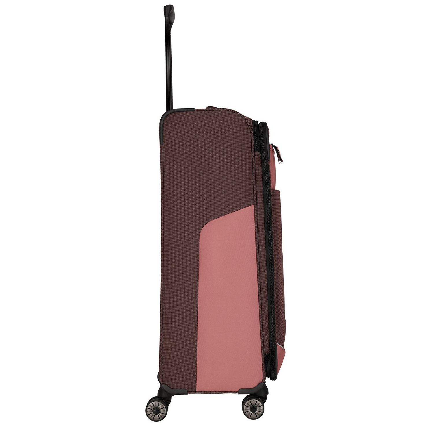 Travelite Viia 4 Wheel Trolley L Expandable rose