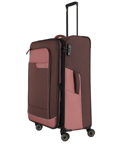 Travelite Viia 4 Wheel Trolley L Expandable rose