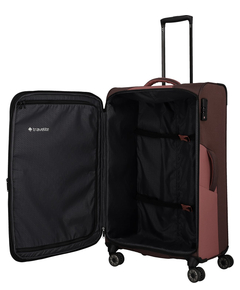 Travelite Viia 4 Wheel Trolley L Expandable rose