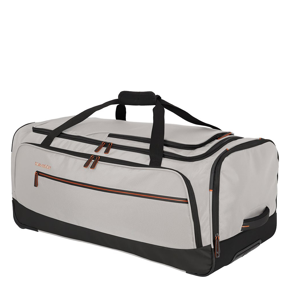 Travelite Crosslite 5.0 Wheeled Duffle L white sand