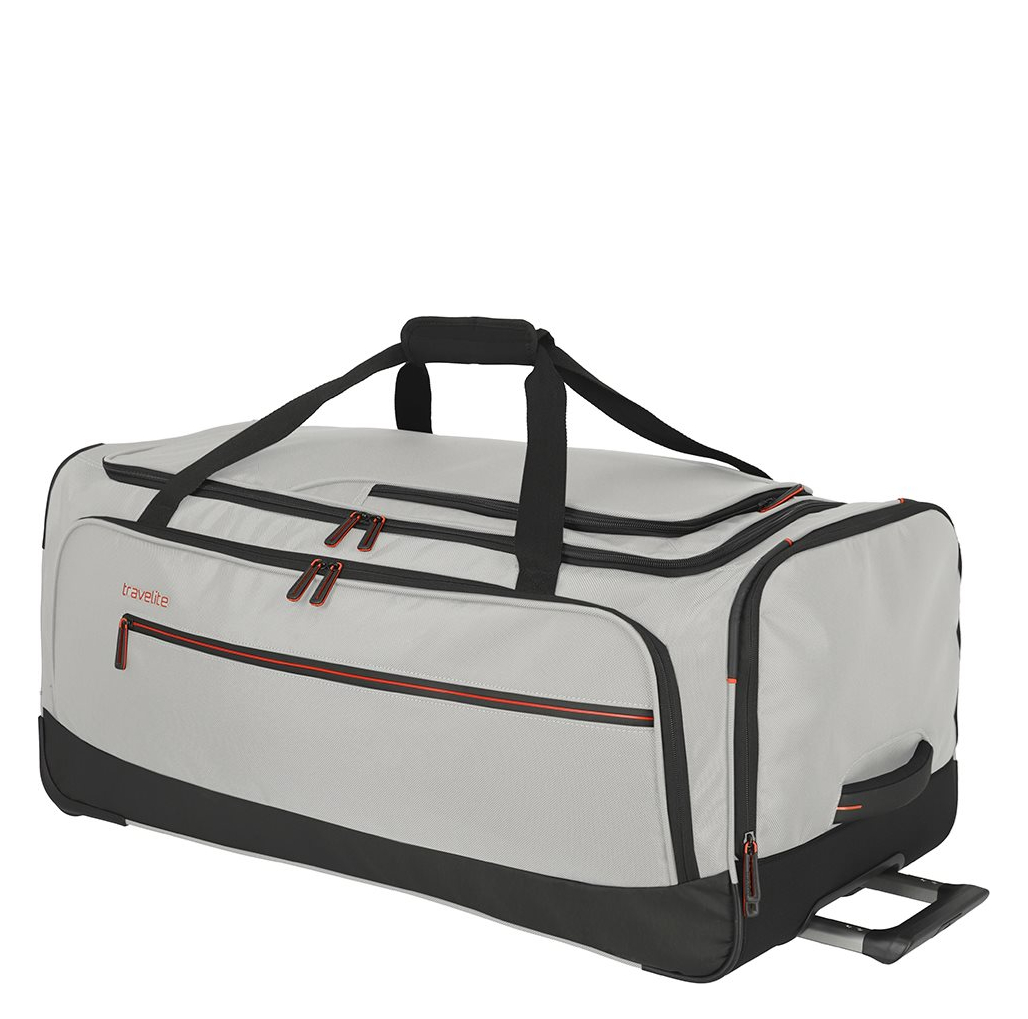 Travelite Crosslite 5.0 Wheeled Duffle L white sand