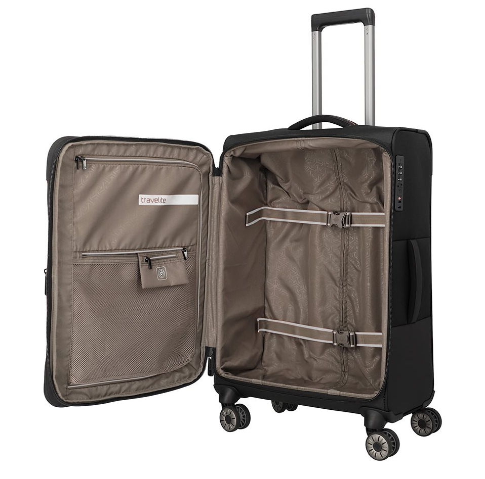 Travelite Crosslite 5.0 4w Trolley M black