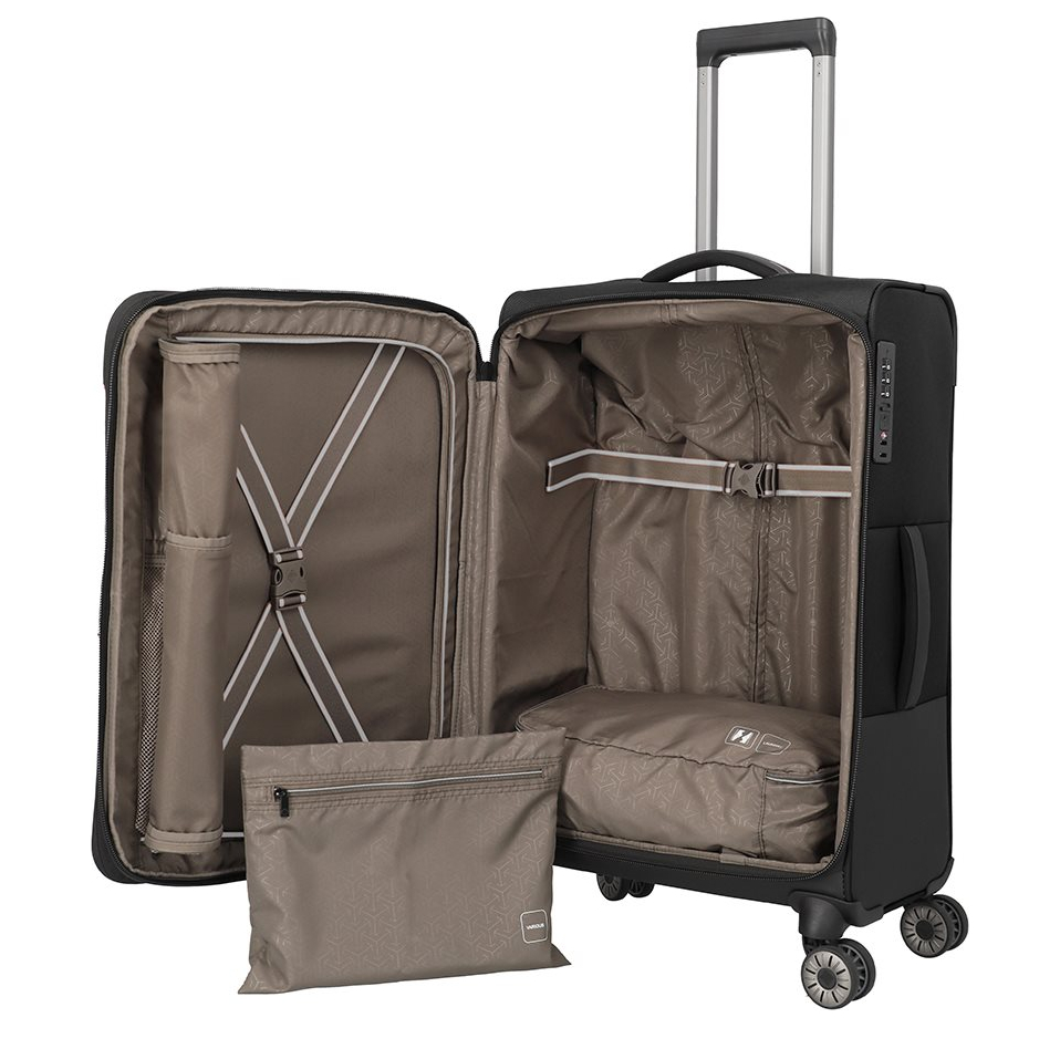 Travelite Crosslite 5.0 4w Trolley M black