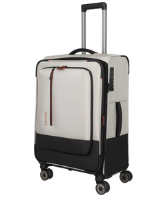 Travelite Crosslite 5.0 4w Trolley M white sand
