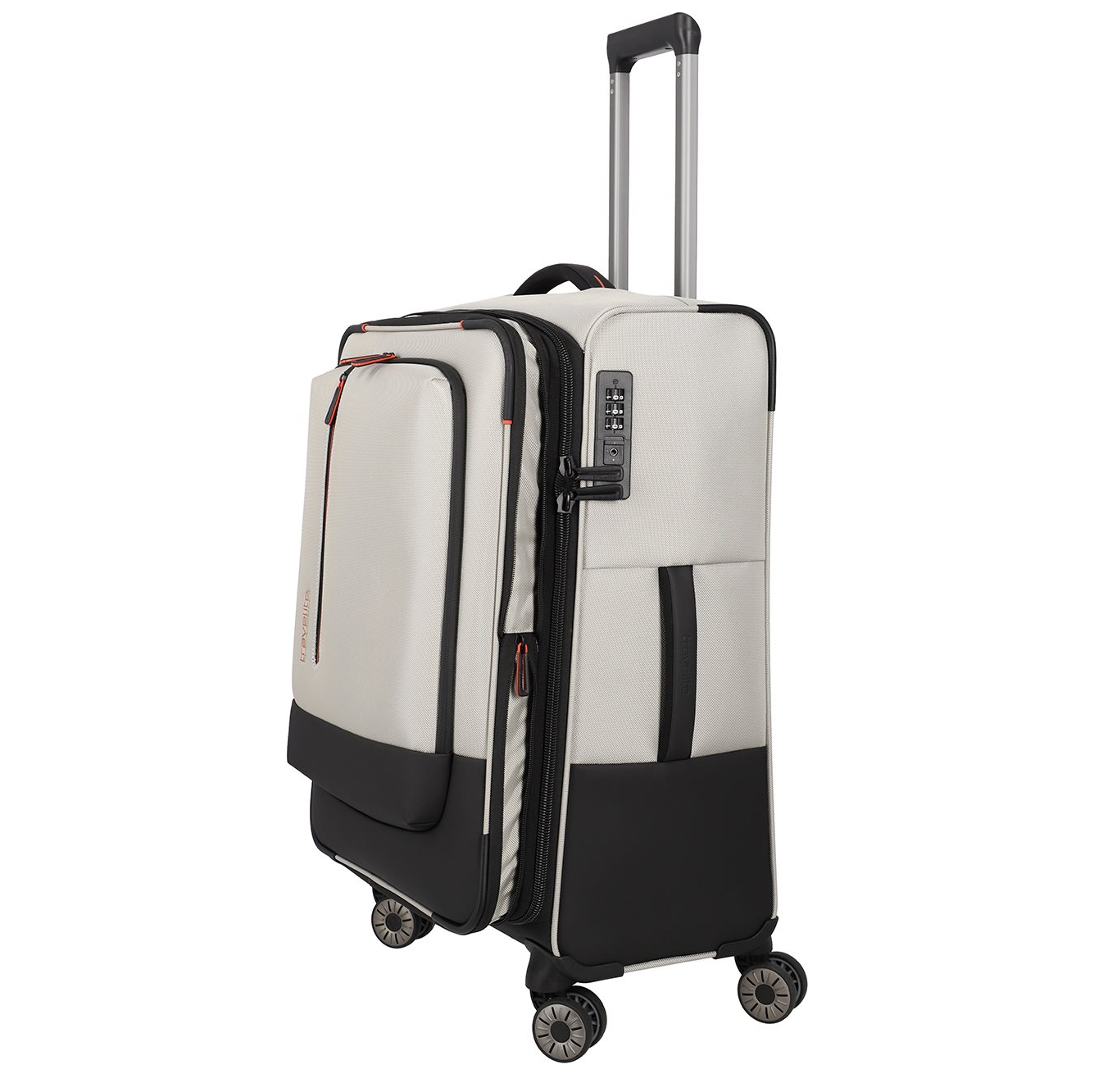 Travelite Crosslite 5.0 4w Trolley M white sand