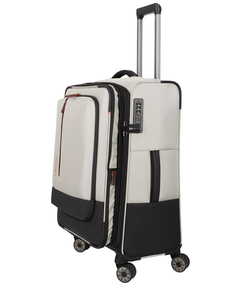 Travelite Crosslite 5.0 4w Trolley M white sand