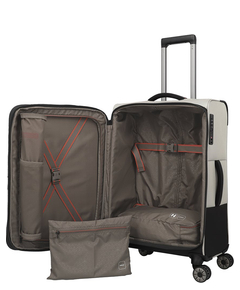 Travelite Crosslite 5.0 4w Trolley M white sand