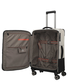Travelite Crosslite 5.0 4w Trolley M white sand