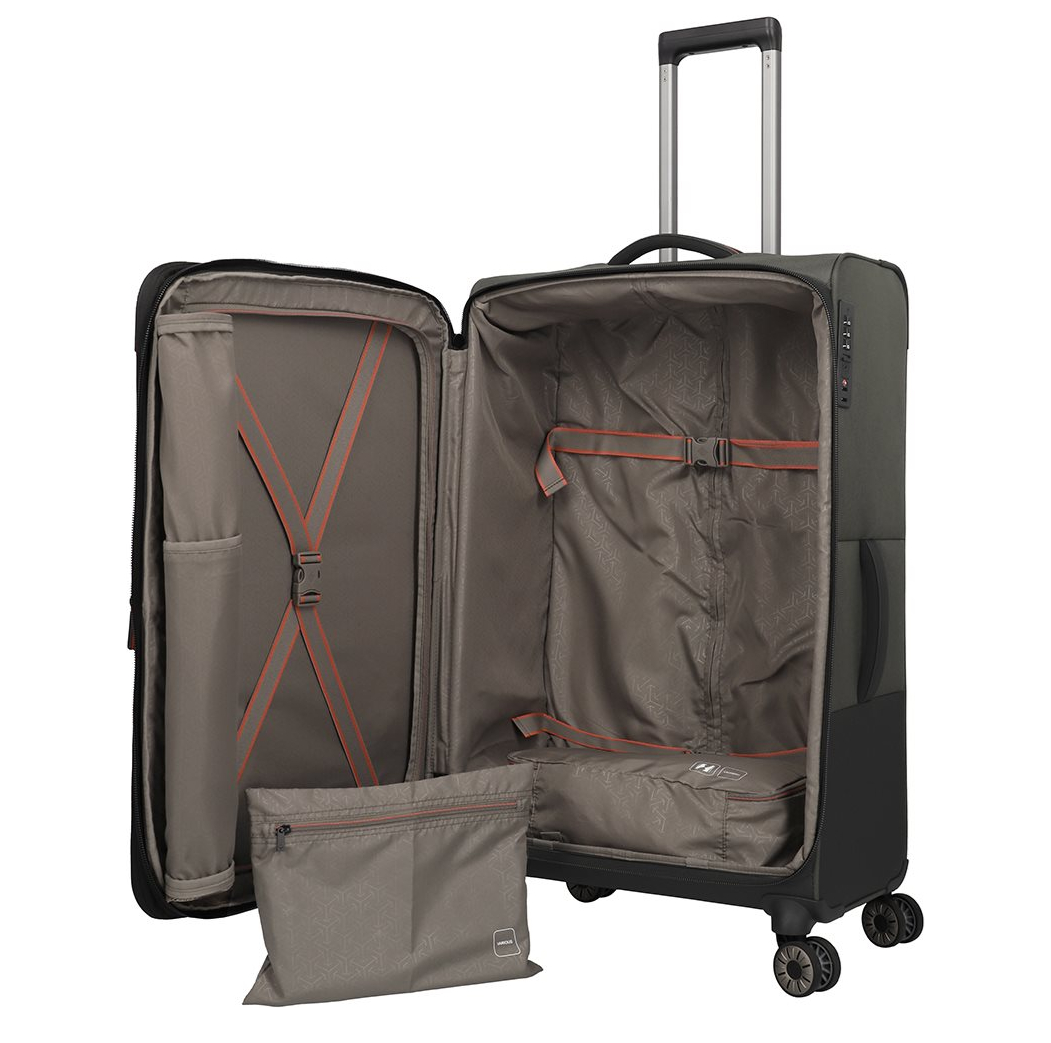 Travelite Crosslite 5.0 4w Trolley L dark olive
