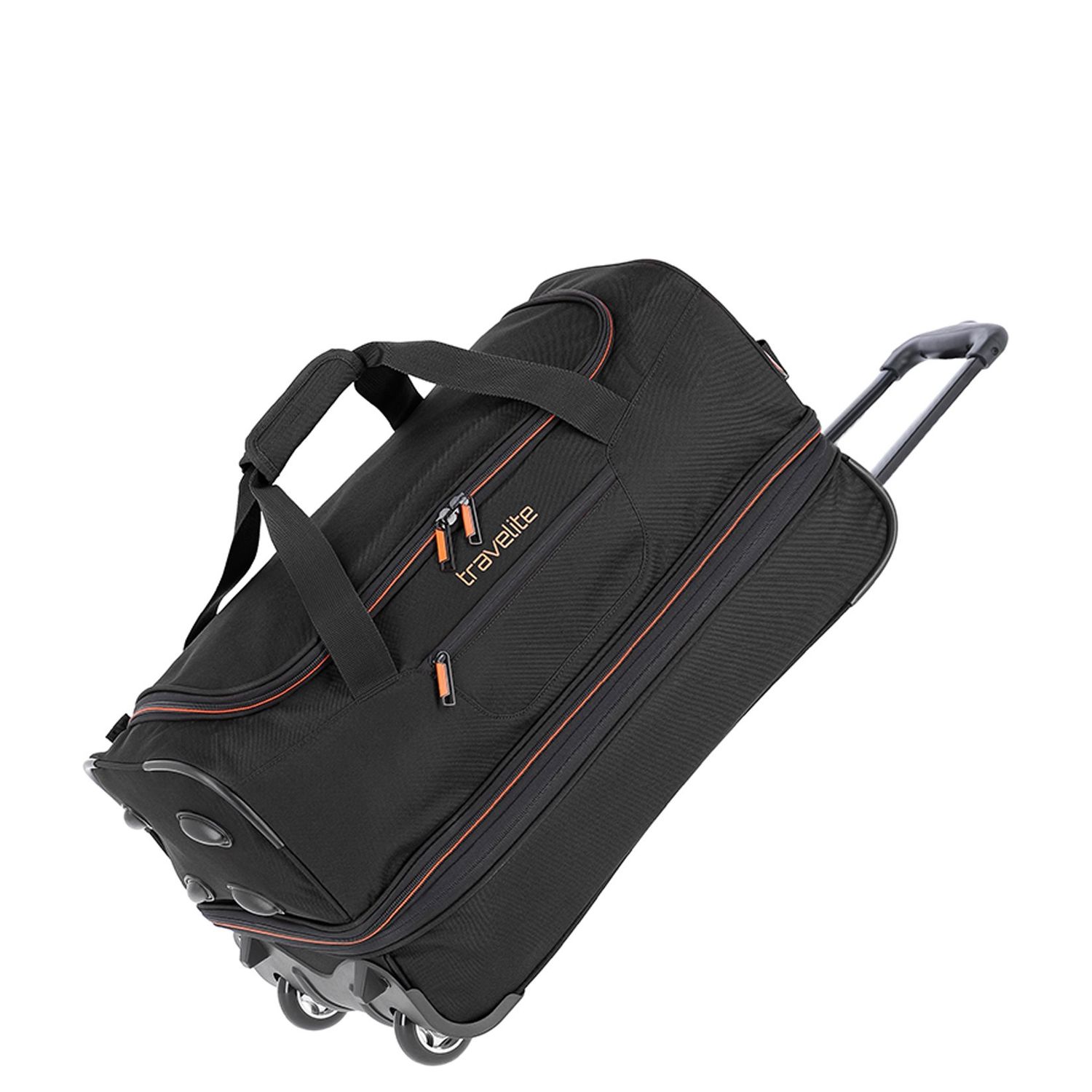 Travelite reistas Basics Wheeled Duffle 55 cm. zwart