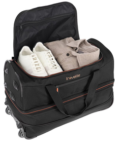 Travelite Basics Wheeled Duffle 55 Expandable black