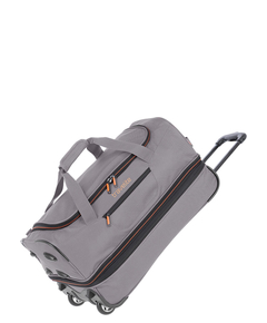 Travelite Basics Wheeled Duffle 55 Expandable grey