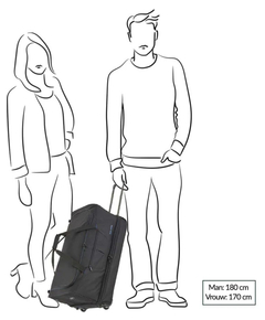 Travelite Basics Wheeled Duffle 55 Expandable grey