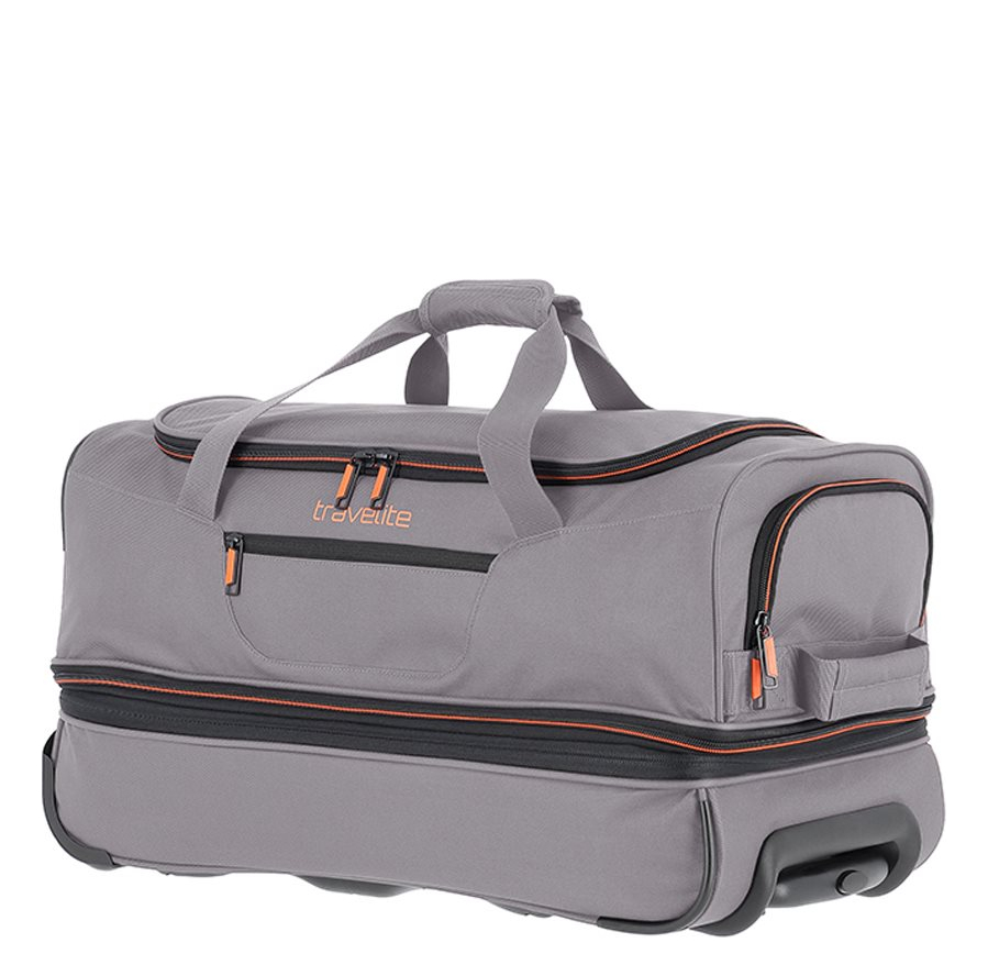 Travelite Basics Wheeled Duffle 55 Expandable grey