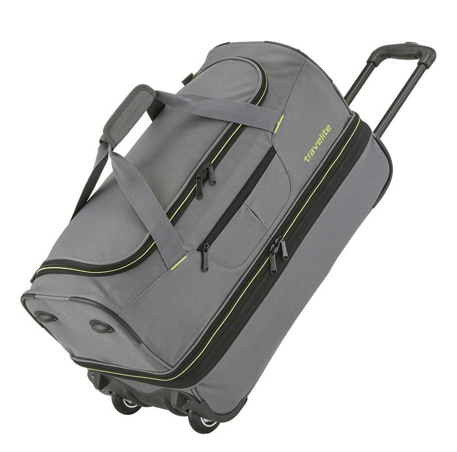 Travelite Basics Wheeled Duffle 55 Expandable grey