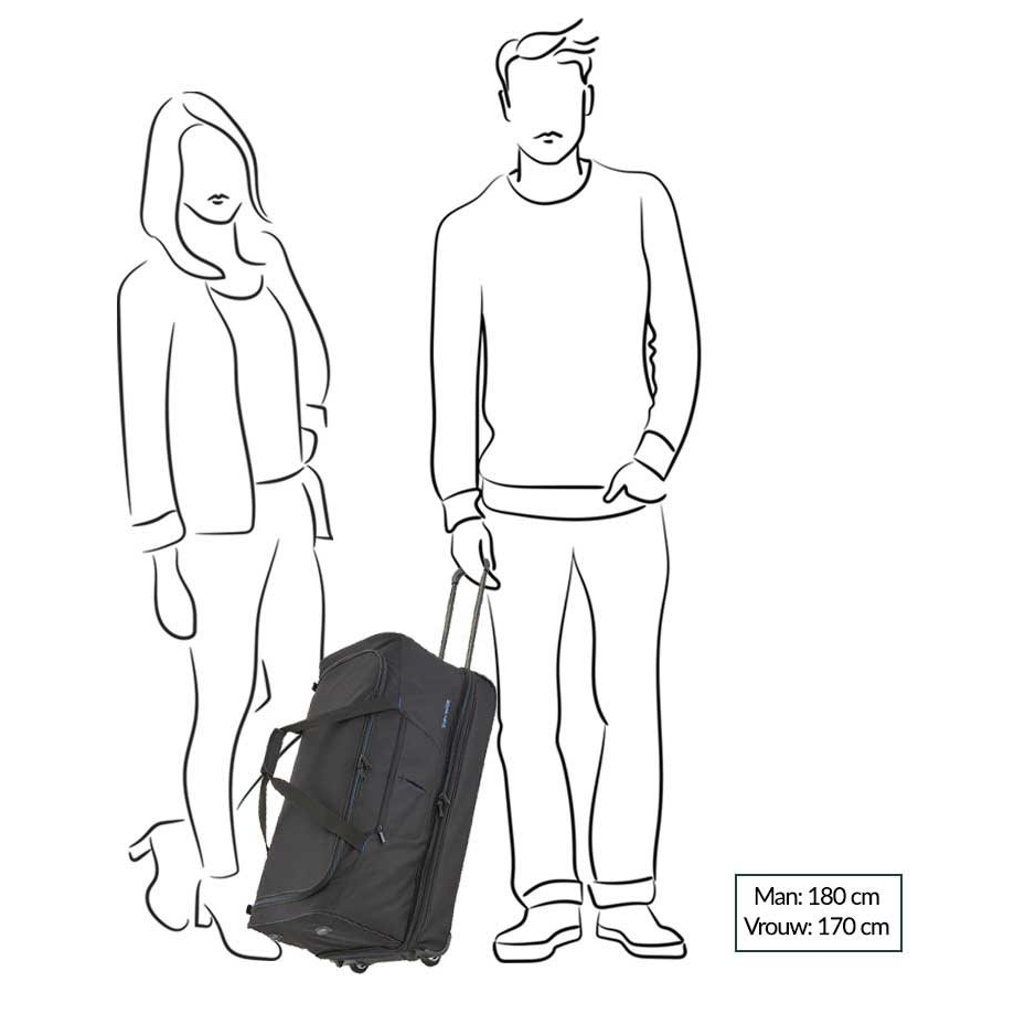 Travelite Basics Wheeled Duffle 55 Expandable grey