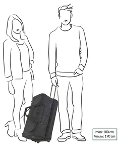 Travelite Basics Wheeled Duffle 55 Expandable grey