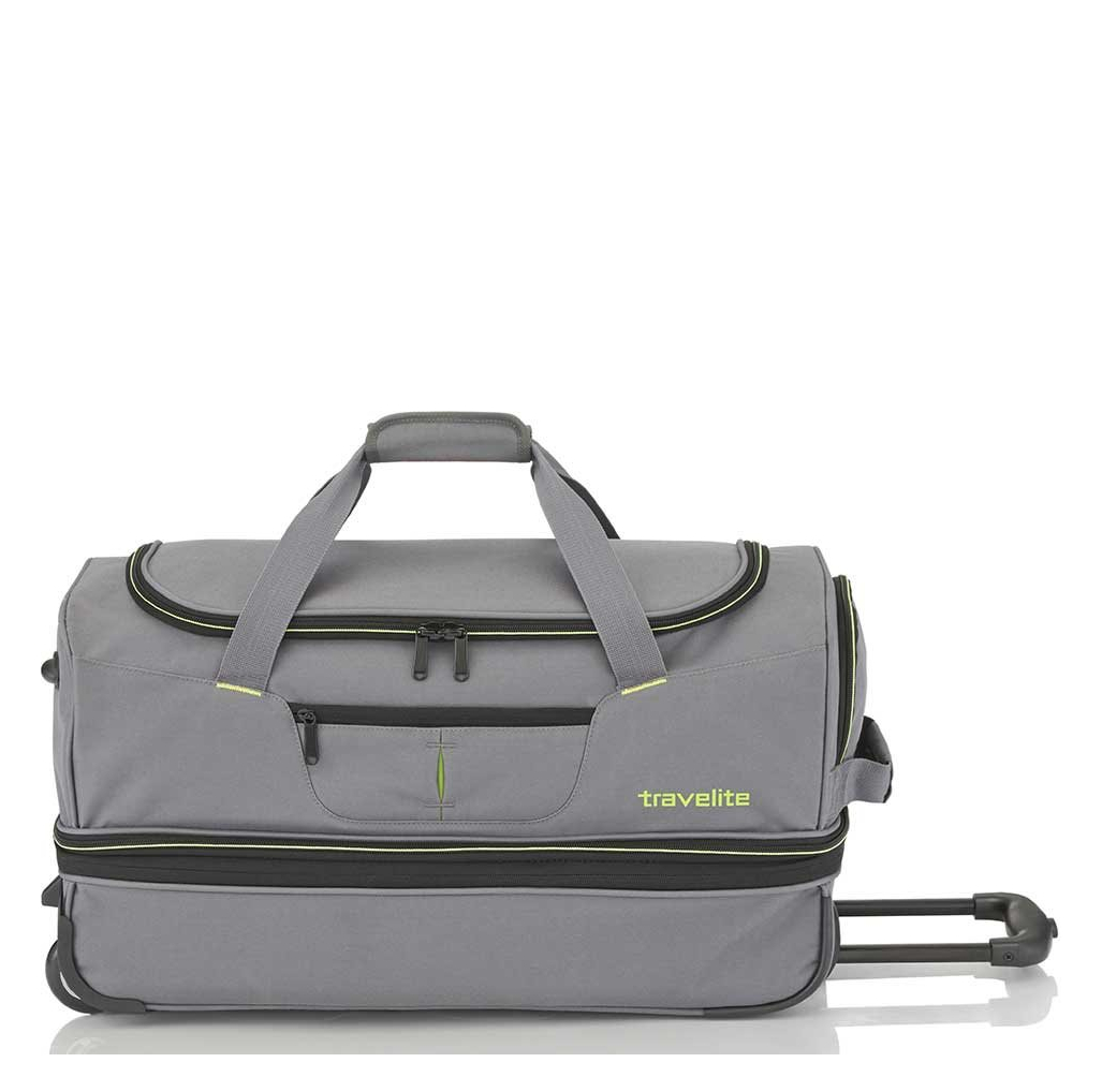 Travelite Basics Wheeled Duffle 55 Expandable grey