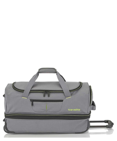 Travelite Basics Wheeled Duffle 55 Expandable grey