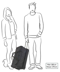 Travelite Basics Wheeled Duffle 55 Expandable marine
