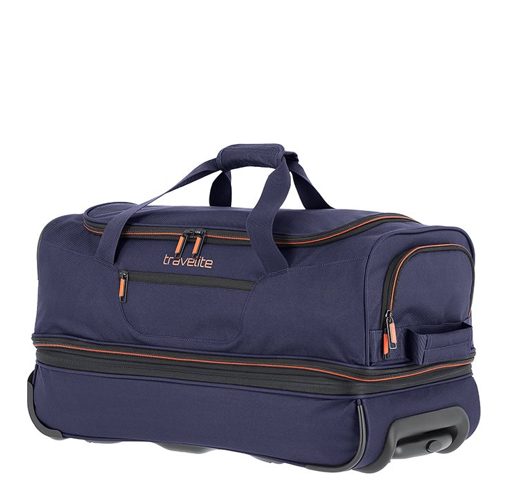 Travelite Basics Wheeled Duffle 55 Expandable marine